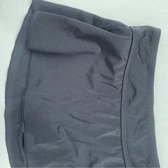 Merona Swim Skirt Black Bikini Bottom Modest Mix n Match Size Small - Picture 2 of 5